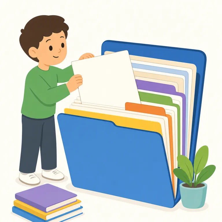 documentation（文書、書類、文書化・名詞）の覚え方イラスト — まず document が「文書・記録」