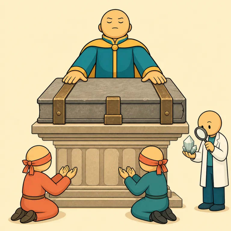 dogma（教条・noun）の覚え方イラスト