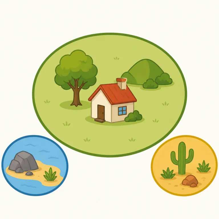 domain（領域、ドメイン・名詞）の覚え方イラスト — domain は「あるものが通用する範囲」とまとめると覚えやすいです