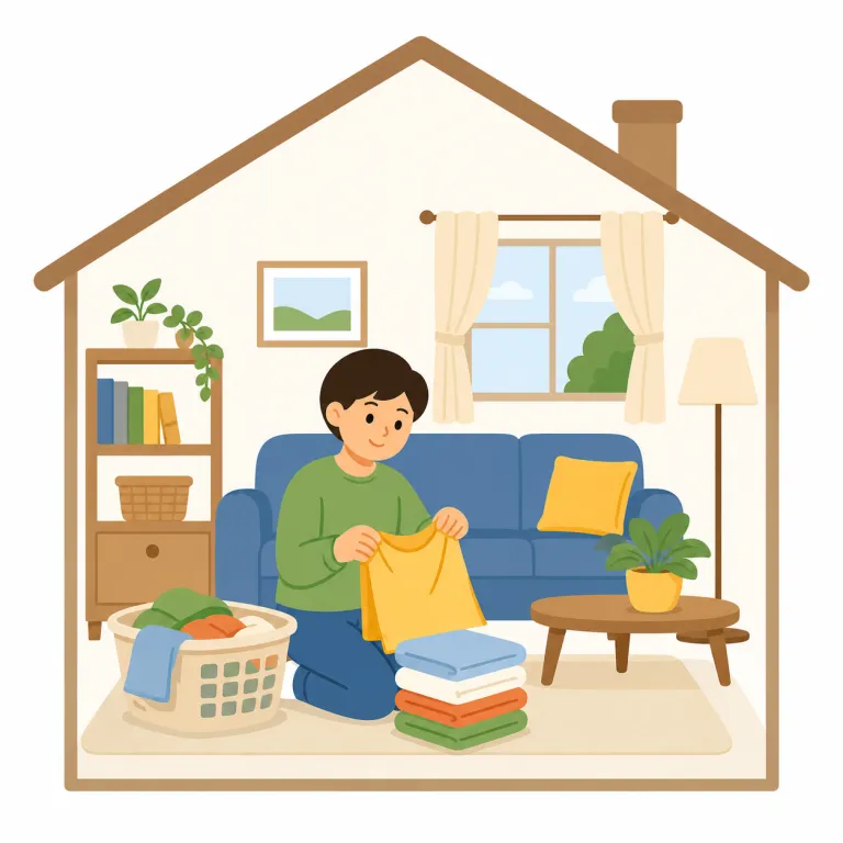 domestic（家庭の、家事の・形容詞）の覚え方イラスト — domestic は「家庭や家事に関する」という意味では、home や household に近い場面で使われます