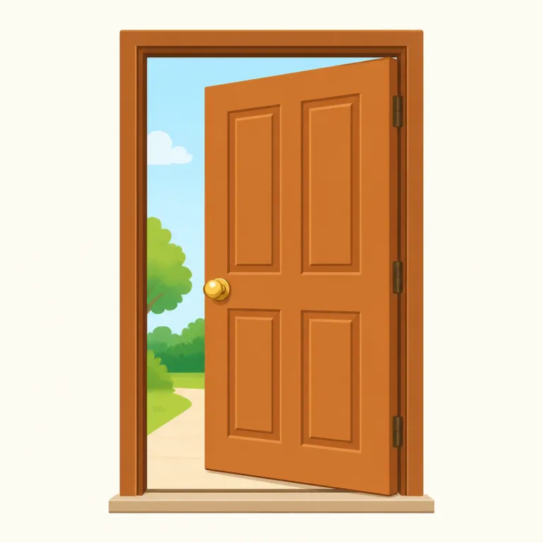 door（ドア・名詞）の覚え方イラスト