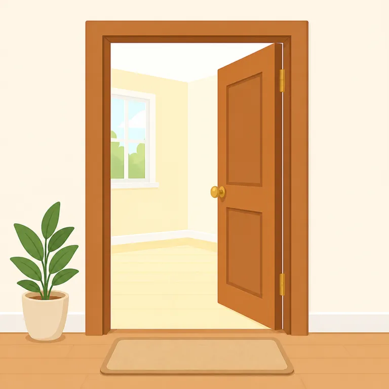 doorway（入口・名詞）の覚え方イラスト