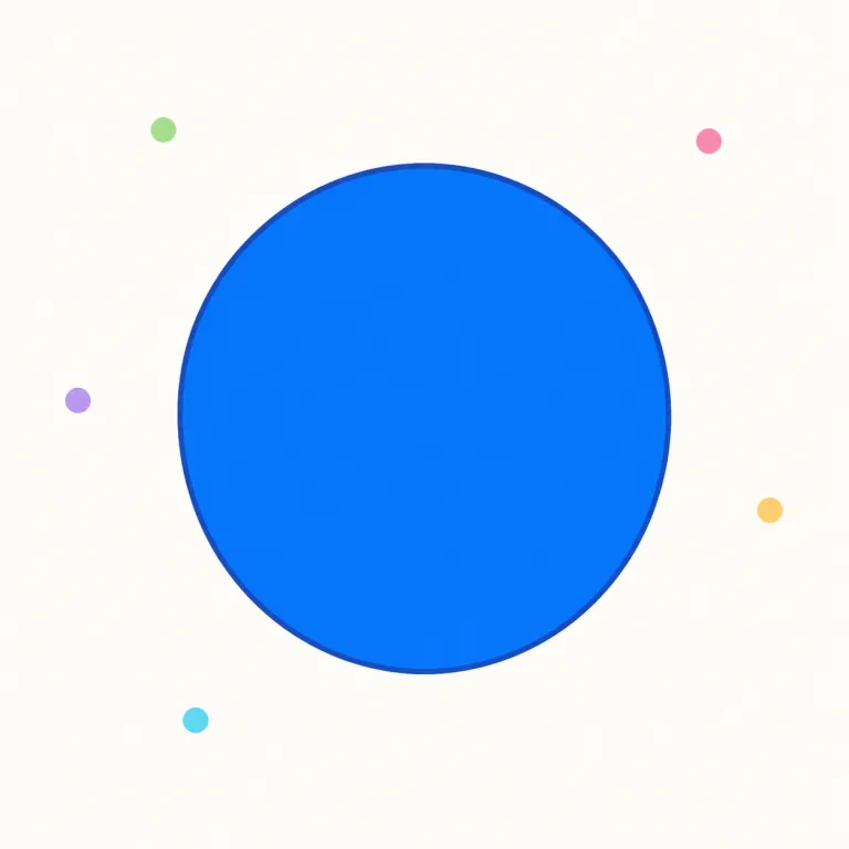 dot（点・名詞）の覚え方イラスト — このエントリの dot は、記号名としての「ドット」ではなく、紙・地図・模様・信号などに見える小さな丸い「点」を表す意味です
