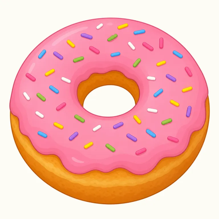 doughnutの覚え方イラスト