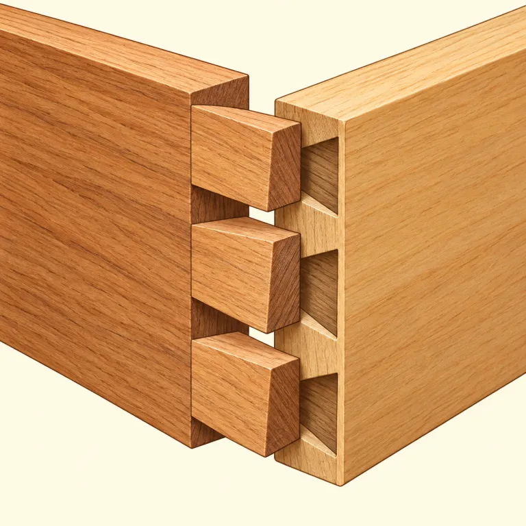dovetail（蟻継ぎ・noun）の覚え方イラスト