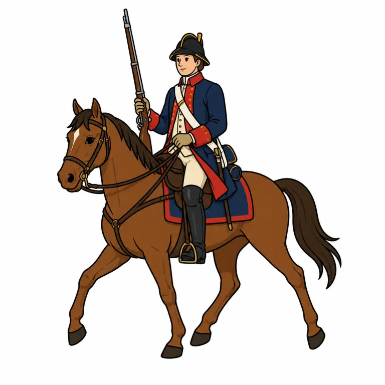 dragoon（竜騎兵・noun）の覚え方イラスト