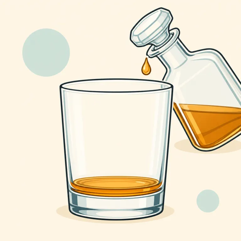 dram（少量の酒・名詞）の覚え方イラスト — dram はもともと小さな重量単位を表し、そこから「ほんの少量」、特に少量のウイスキーを指すようになった