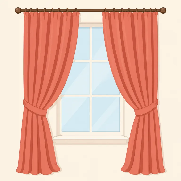 drape（（窓などの）厚手のカーテン・noun）の覚え方イラスト