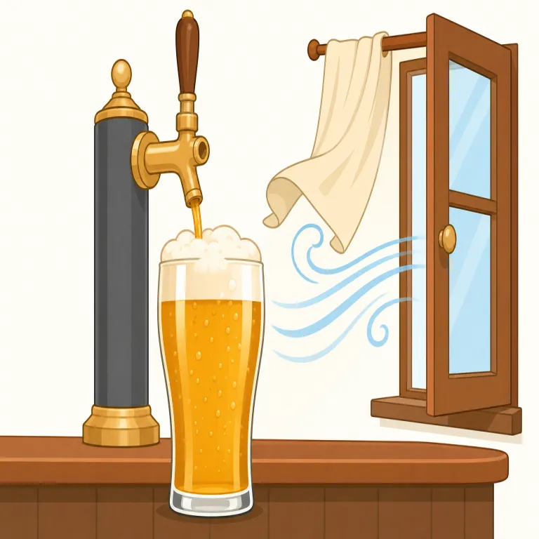 draught（すきま風 / 生ビール・名詞）の覚え方イラスト — 綴りは難しいですが、まずは「draft の英式つづり」として覚えると整理しやすい語です