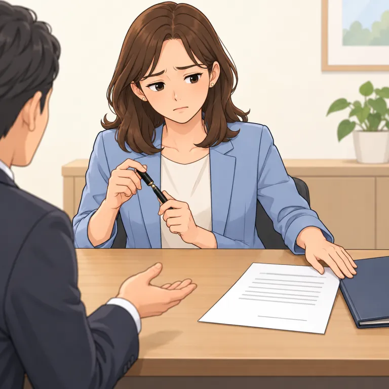 draw back（ためらって身を引く・句動詞）の覚え方イラスト