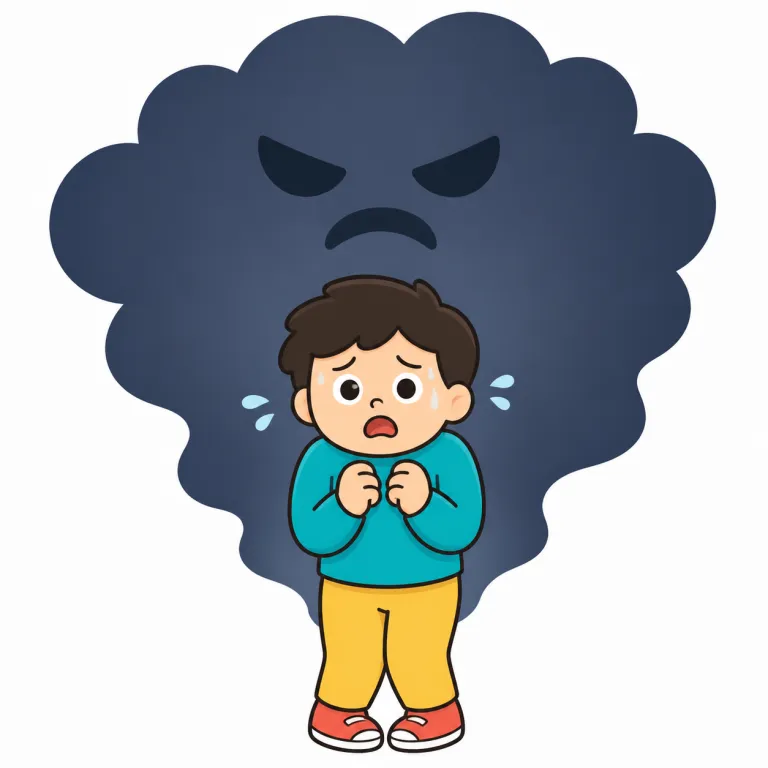 dread（恐れ、不安・noun）の覚え方イラスト