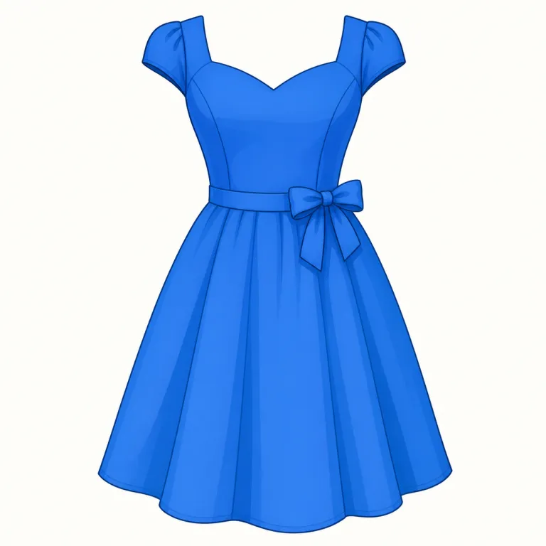 dress（ドレス・名詞）の覚え方イラスト