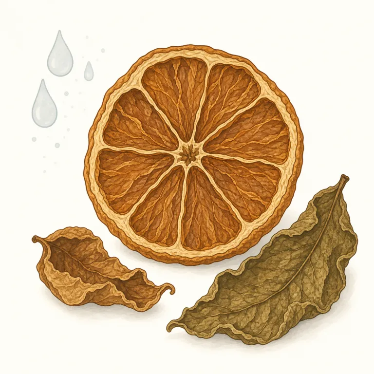 dried（乾燥した・形容詞）の覚え方イラスト
