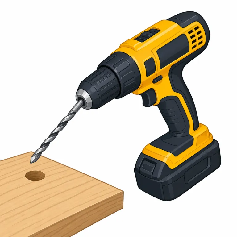 drill（ドリル・名詞）の覚え方イラスト