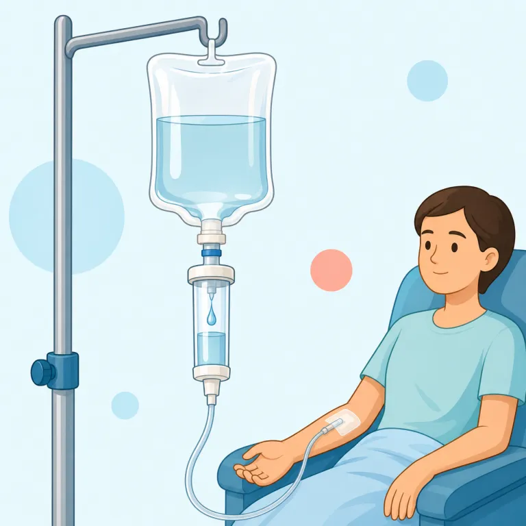 drip（点滴・名詞）の覚え方イラスト — drip の基本像は、液体が「一滴ずつ落ちる」こと