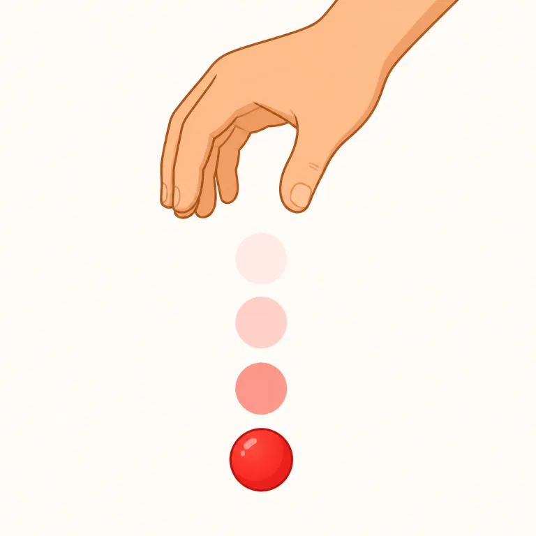 drop（落とす、落ちる・動詞）の覚え方イラスト — 動詞の drop「落ちる・落とす」を知っていれば、名詞 drop は『落ちた結果としての下がり』とつなげて覚えやすい