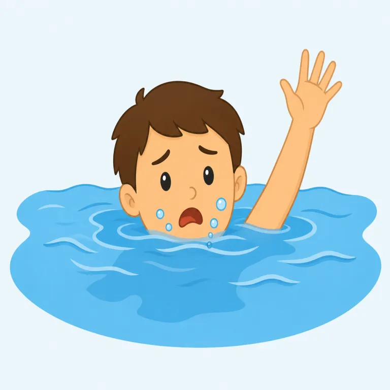drownの覚え方イラスト