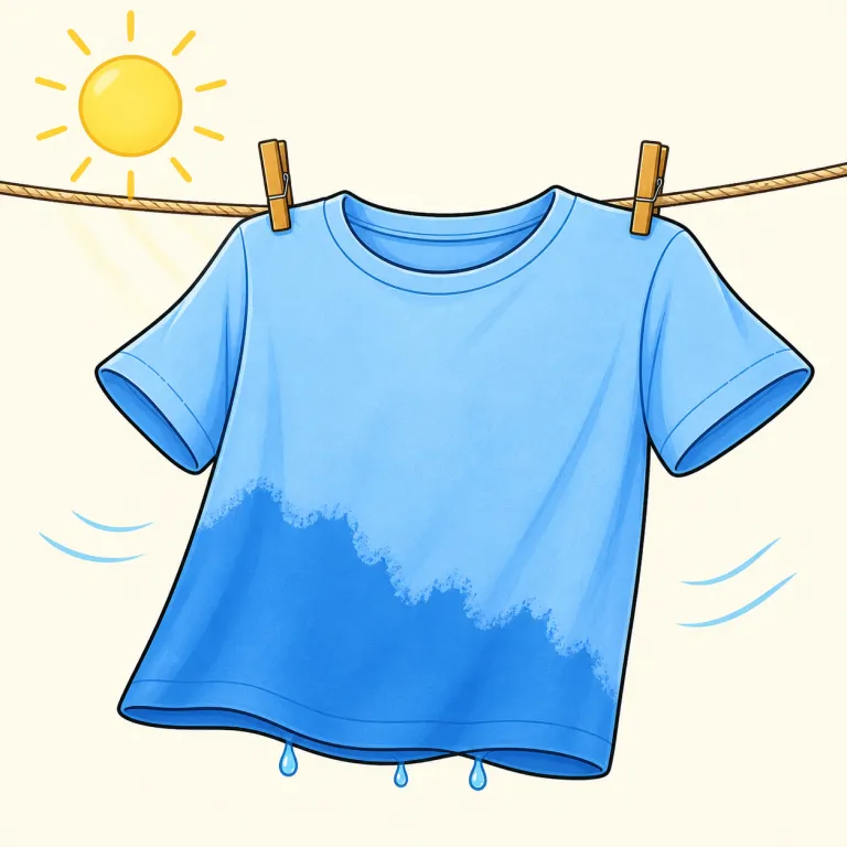 dry（乾く・verb）の覚え方イラスト