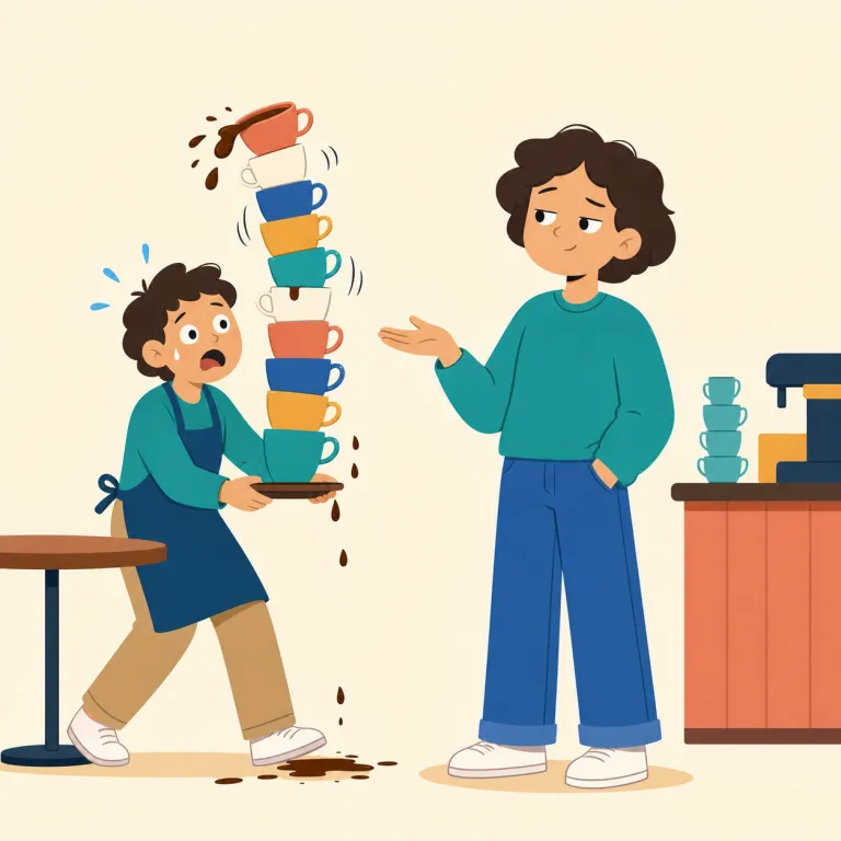 dryly（皮肉っぽく・副詞）の覚え方イラスト — まず dry＝「乾いた」を起点にすると覚えやすいです