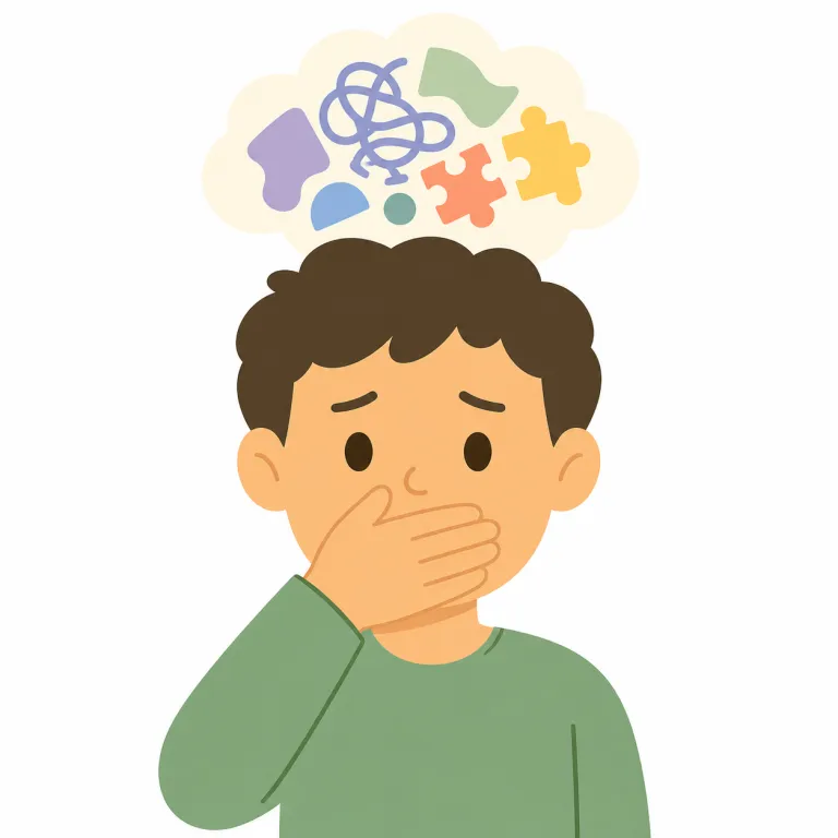 dumbness（無言、口がきけないこと、愚かさ・名詞）の覚え方イラスト — dumb を知っていれば、その「無言・気の利かない・愚かな」という状態を名詞化したのが dumbness