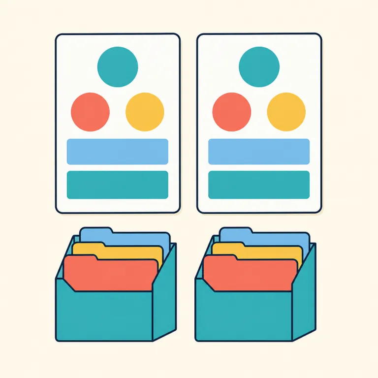 duplicative（重複した・形容詞）の覚え方イラスト — duplicate を知っていれば覚えやすい語