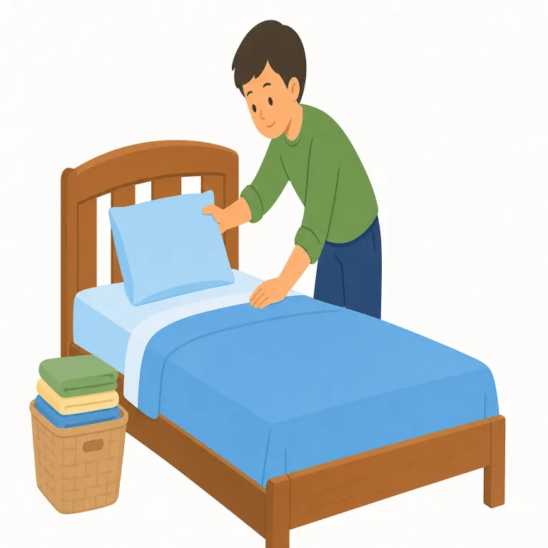 dutiful（義務に忠実な・形容詞）の覚え方イラスト — dutiful は duty（義務・役目）＋ -ful（…に満ちた）と考えると、この意味を独立して覚えやすいです