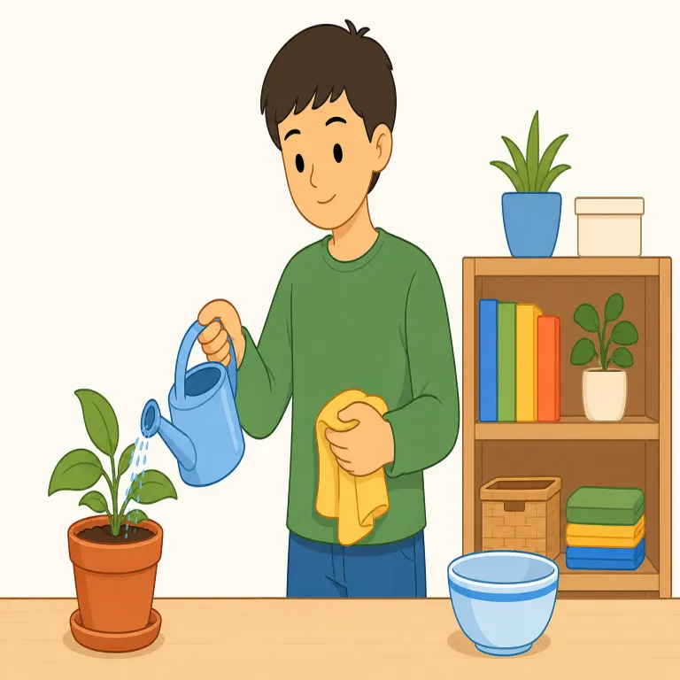 dutifully（忠実に・副詞）の覚え方イラスト — dutifullyはduty（義務）から考えると覚えやすい語です
