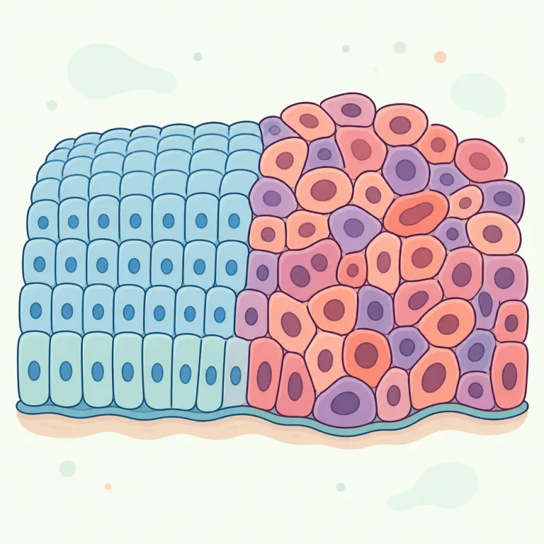 dysplasia（異形成・名詞）の覚え方イラスト — まず接頭辞 dys- を dysfunction, dyslexia などの「うまくいかない・異常な」でまとめて覚えると入りやすいです