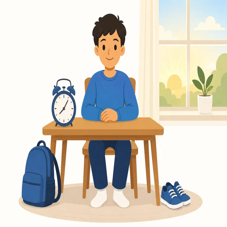 early（早期の、早めの・形容詞）の覚え方イラスト — early は名詞の前で「時間・時期が前の」という性質を表す形容詞