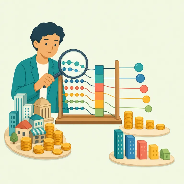 econometric（計量経済学的な・形容詞）の覚え方イラスト — economic と metric を並べて覚えるとよい