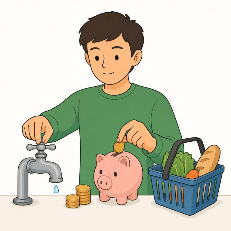 economizeの覚え方イラスト