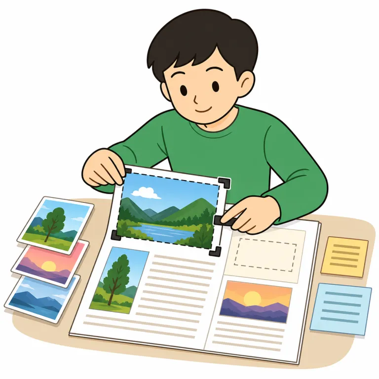 editorial（編集の・adjective）の覚え方イラスト