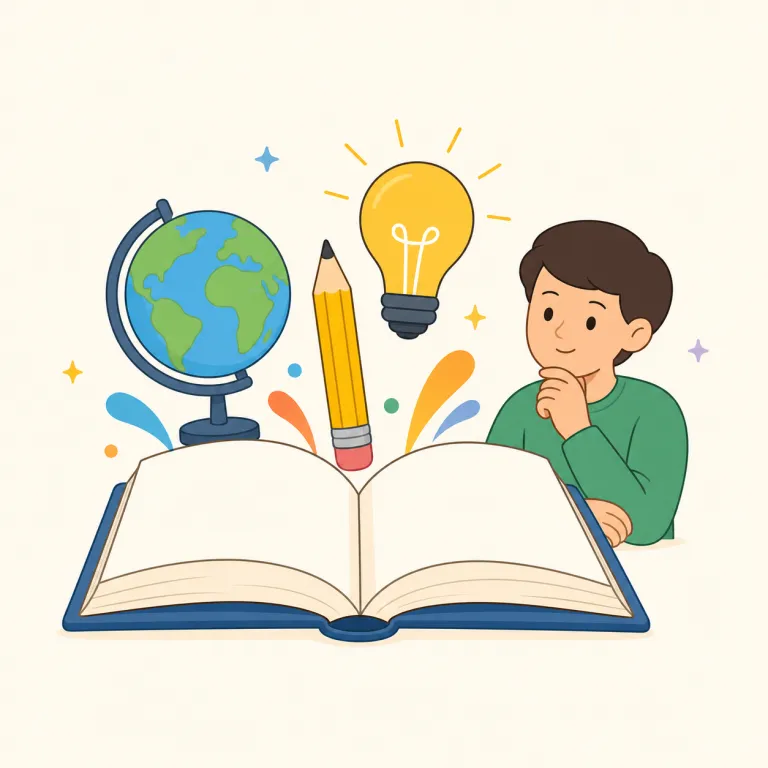 educational（教育的・形容詞）の覚え方イラスト — まず名詞 education（教育）を知っていれば、educational はそこに形容詞語尾 -al が付いた「教育に関する」という形だと見抜けます