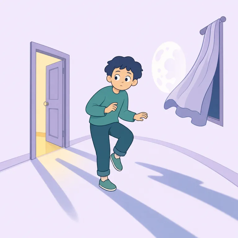 eerily（不気味に・副詞）の覚え方イラスト — まず形で覚えると、eerily は eerie「不気味な」+ -ly で「不気味に」