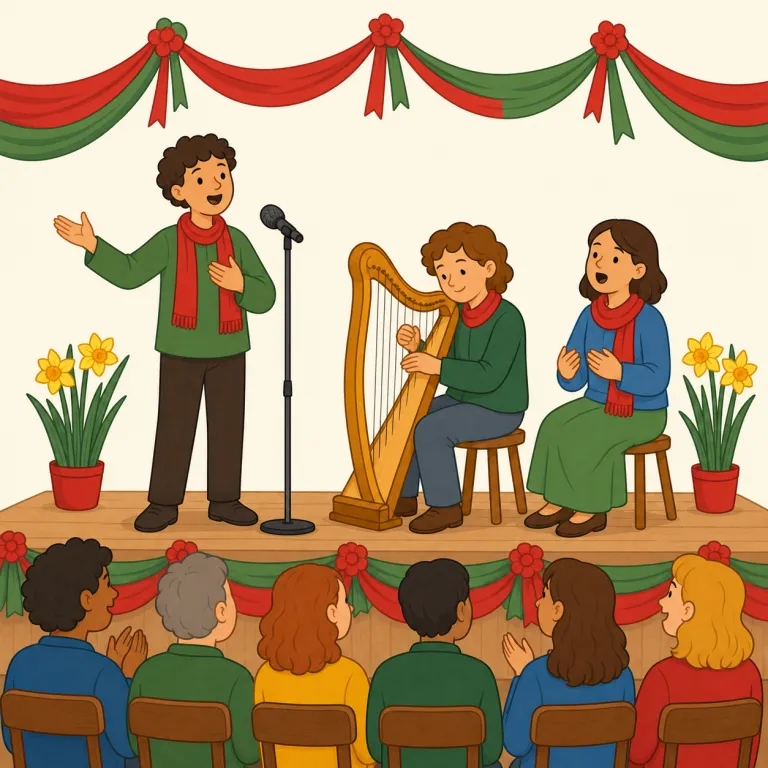 eisteddfod（詩・音楽の祭典・名詞）の覚え方イラスト — かなり特殊な語なので、無理につづり全体を一気に覚えるより、「ウェールズ文化の festival 名」と場面ごと固定して覚えるのが近道です