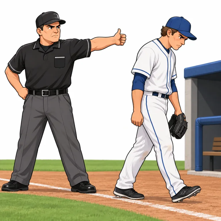 ejection（退場、追放・noun）の覚え方イラスト