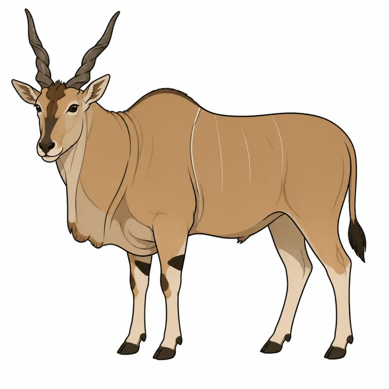 eland（エランド・noun）の覚え方イラスト