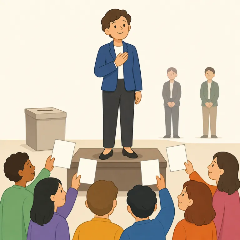 electable（当選の見込みがある・形容詞）の覚え方イラスト — elect + -able で「選ばれうる」と分けて押さえると覚えやすいです