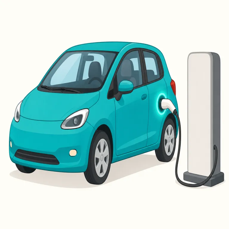 electric（電気・形容詞）の覚え方イラスト — このエントリの electric は、物が「電動で動く」という基本義ではなく、「電気に関する」「電気を帯びた」という性質を表す用法として覚えます