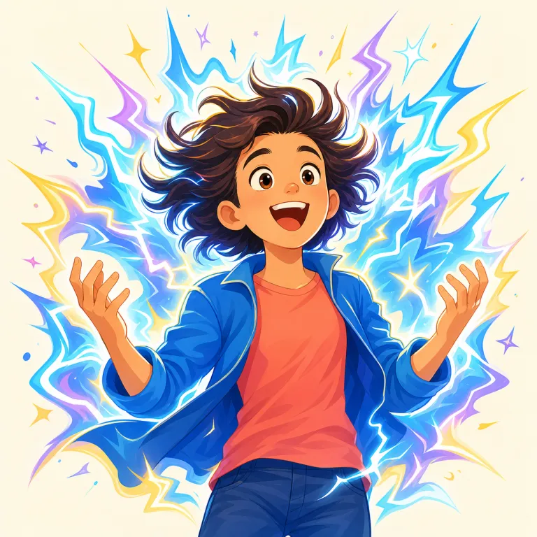 electrifying（興奮させる・形容詞）の覚え方イラスト