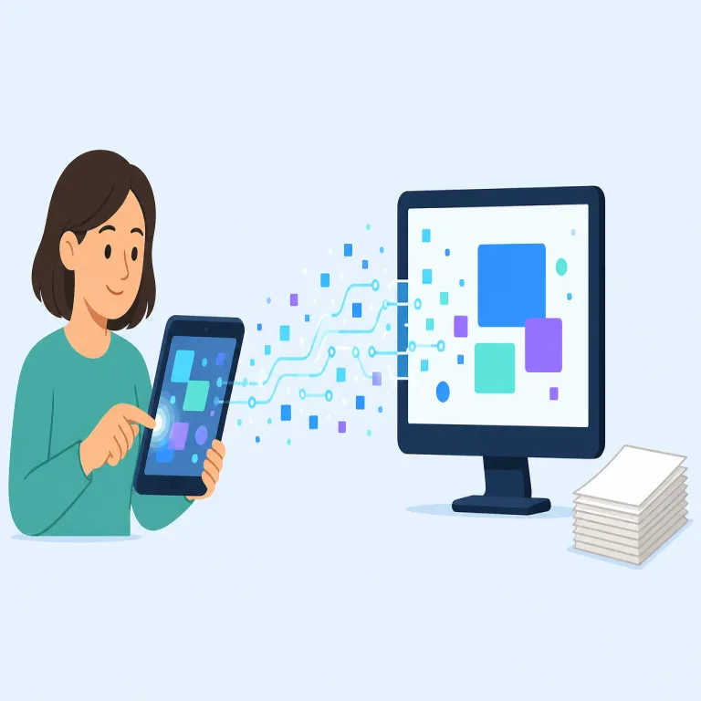 electronically（電子的に・副詞）の覚え方イラスト — このエントリの electronically は、単に「オンラインで手続きする」という基本義ではなく、電子・電子回路・電子信号に関わる性質や方式を表す「電子的に」として…