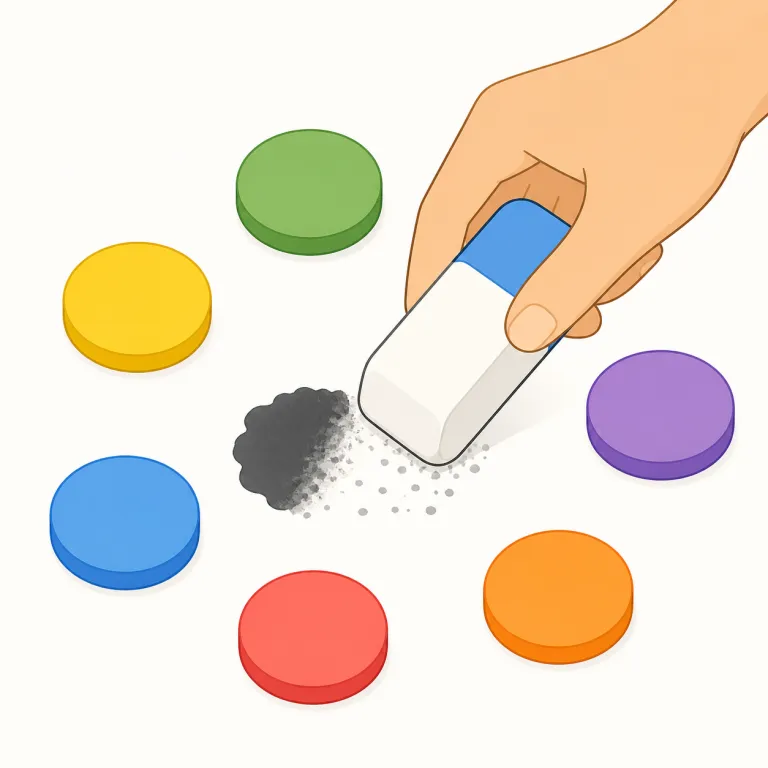 eliminate（排除する・動詞）の覚え方イラスト — このエントリでは eliminate を「候補・相手・障害を競争や集団の外へ出す」という排除の意味で覚える