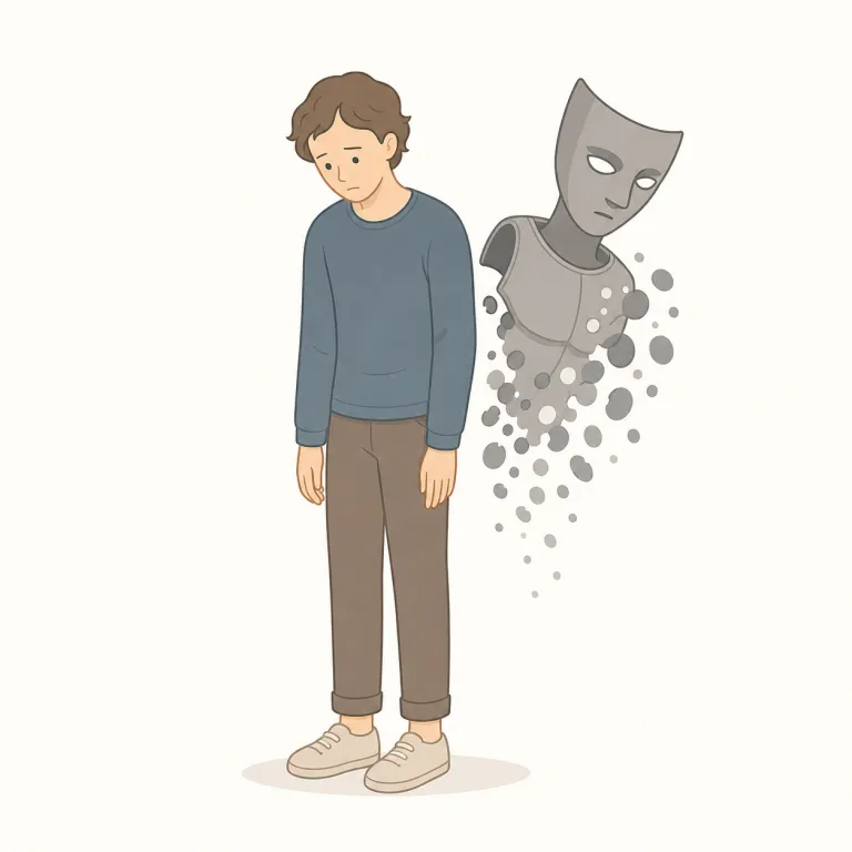 emasculation（無力化、男らしさの喪失、去勢・名詞）の覚え方イラスト — masculine（男らしい）を知っていると定着しやすい語