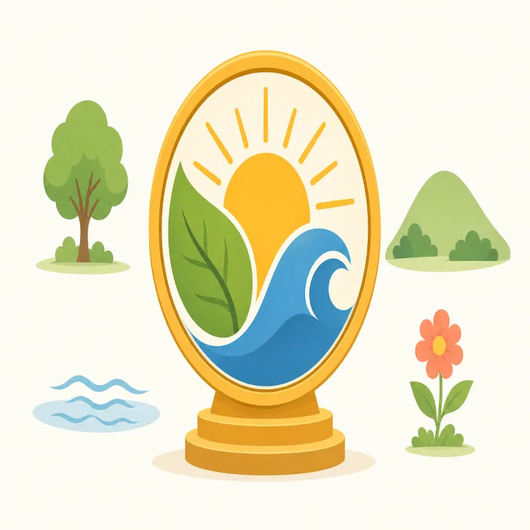 emblematic（象徴的な・形容詞）の覚え方イラスト — emblem を知っていると覚えやすい語です