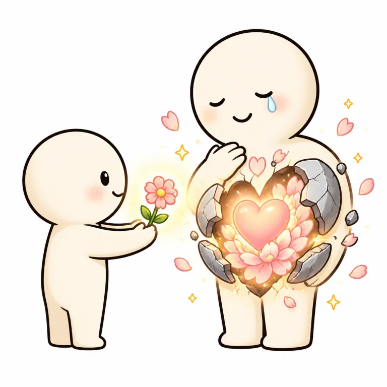 emotional（感動的な・adjective）の覚え方イラスト