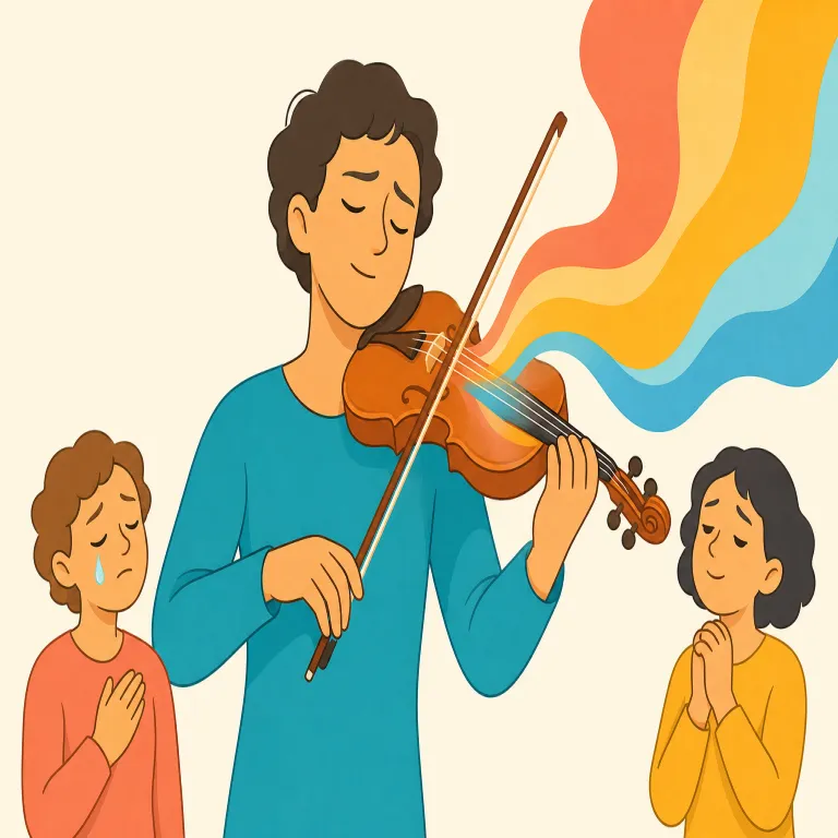emotive（感情を揺さぶる・形容詞）の覚え方イラスト