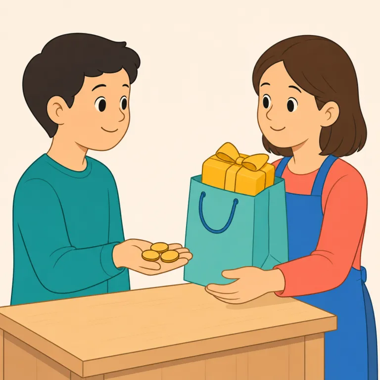 emption（購入・名詞）の覚え方イラスト — 単独ではまず見かけないので、preempt の後半にある emption を切り出して覚えると残りやすい語です