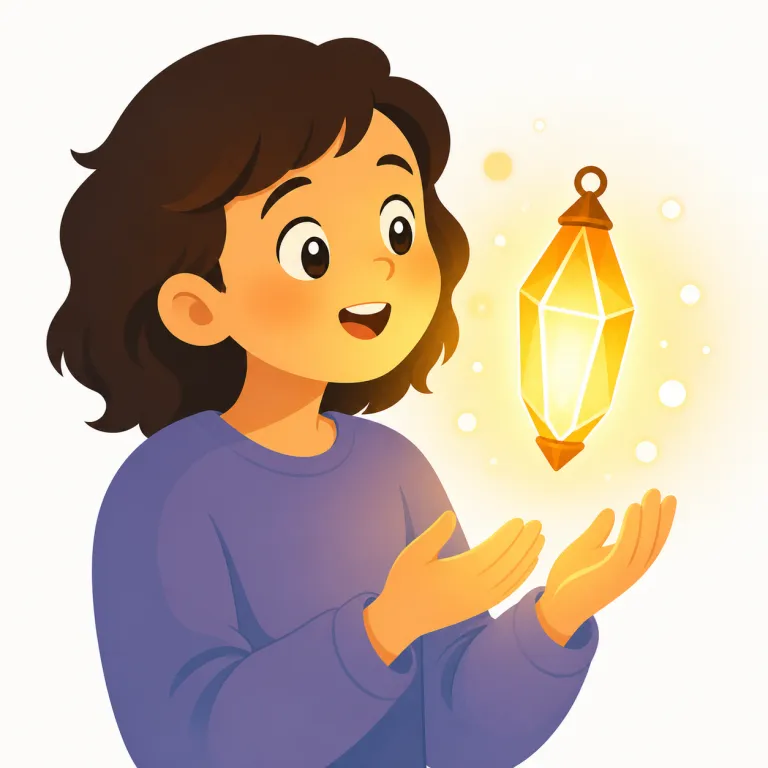 enchant（魅了する、うっとりさせる・動詞）の覚え方イラスト — この enchant は「魔法をかける」ではなく、人や声、景色、物語が相手の心を強く引きつけて、うっとりさせる意味
