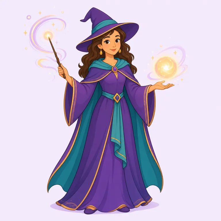 enchantress（女魔法使い・名詞）の覚え方イラスト — enchant を知っていれば核はつかめる