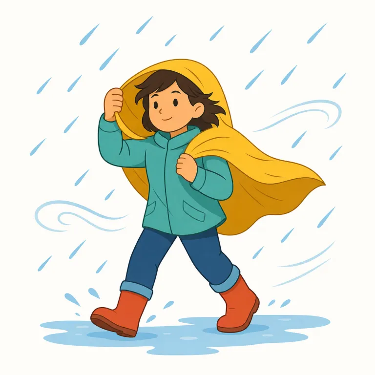 endure（耐える・動詞）の覚え方イラスト — endure は「いやな状態が続いても、途中で折れずに持ちこたえる」と覚えると残りやすい